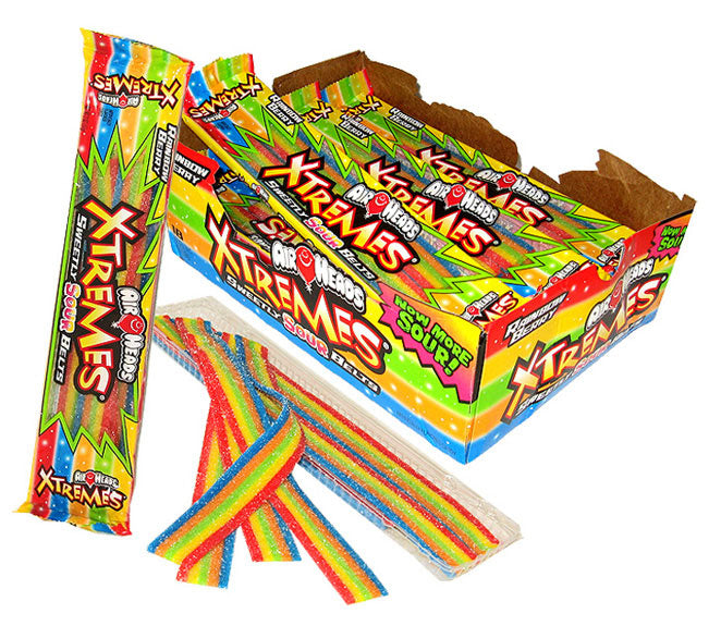 Airheads Rainbow Berry Xtreme Sour Belts 2oz Pouch – Sweets and Geeks