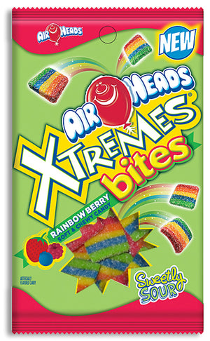 AIRHEADS XTREMES BITES - RAINBOW BERRY PEG BAG - Sweets and Geeks
