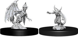 Dungeons & Dragons Nolzur`s Marvelous Unpainted Miniatures: W9 Quasit & Imp - Sweets and Geeks