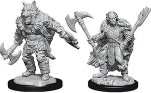 Dungeons & Dragons Nolzur`s Marvelous Unpainted Miniatures: W9 Male Half-Orc Barbarian - Sweets and Geeks