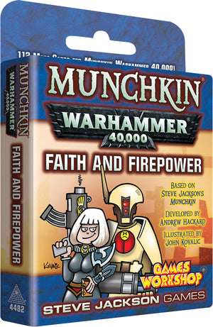 Munchkin: Munchkin Warhammer 40K - Faith and Firepower Expansion - Sweets and Geeks