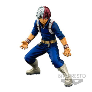 My Hero Academia World Figure Colosseum Shoto Todoroki Two Dimensions Ver. Super Master Stars Piece Statue - Sweets and Geeks