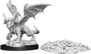 Dungeons & Dragons Nolzur`s Marvelous Unpainted Miniatures: W10 Blue Dragon Wyrmling - Sweets and Geeks
