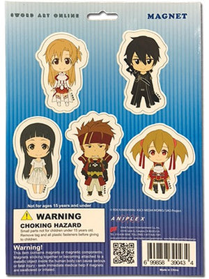 Sword Art Online: Chibi Magnet Collection Sheet by GE Animation - Sweets and Geeks