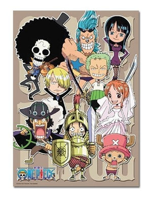 One Piece: Chibi New World Straw Hats Group 300-Piece Jigsaw Puzzle - Sweets and Geeks