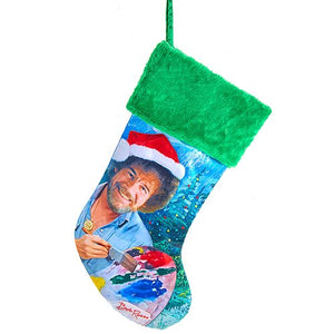 Bob Ross 19-Inch Stocking with Cuff - Sweets and Geeks