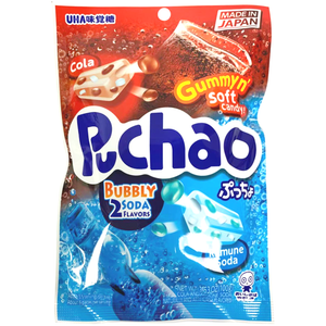 Mikakuto Puchao Gummy Soft Candy Cola Soda Flavor 100g - Sweets and Geeks