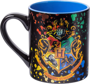 Harry Potter Hogwarts Crest 14oz Laser Ceramic Mug - Sweets and Geeks