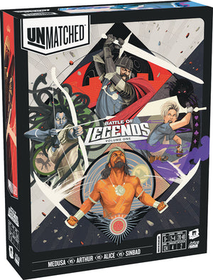 Unmatched: Battle of Legends Vol. 1 - King Arthur Alice Medusa Sinbad - Sweets and Geeks