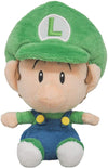 Little Buddy Super Mario All Star Collection Baby Luigi 6" Plush - Sweets and Geeks