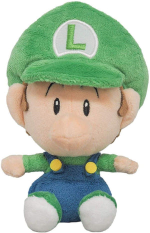 Little Buddy Super Mario All Star Collection Baby Luigi 6" Plush - Sweets and Geeks
