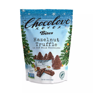 Chocolove Bites- Hazelnut Truffle W/ 33% Milk Chocolate 7.05oz - Sweets and Geeks