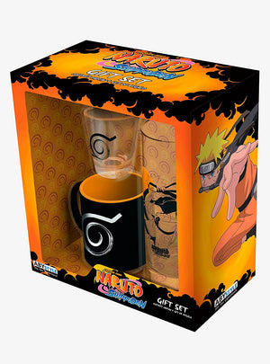 Naruto Shippuden 3 Piece Drinkware Set - Sweets and Geeks