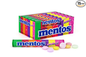 Mentos Rainbow Rolls 1.3oz - Sweets and Geeks