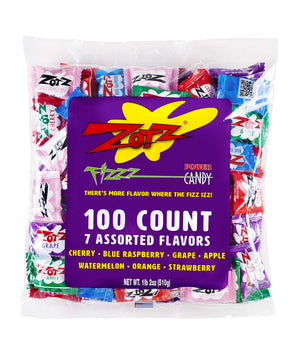 Zotz Fizz Power Candy Assorted Flavors 1lb 2oz Bag - Sweets and Geeks