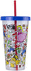 Super Mario Plastic Cup and Straw Set - Sweets and Geeks