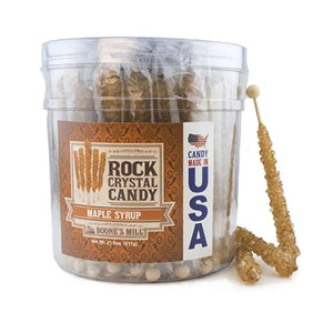 Boone's Maple Syrup Rock Candy - Sweets and Geeks