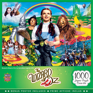 THE WIZARD OF OZ - WONDERFUL WIZARD OF OZ 1000 PIECE PUZZLE - Sweets and Geeks