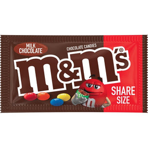 M&M Milk Chocolate Share Size 3.14oz Bag - Sweets and Geeks