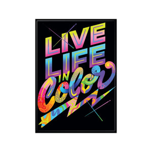 Live Life in Color Magnet - Sweets and Geeks