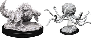 Dungeons & Dragons Nolzur`s Marvelous Unpainted Miniatures: W11 Grell & Basilisk - Sweets and Geeks