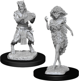 Dungeons & Dragons Nolzur`s Marvelous Unpainted Miniatures: W11 Satyr & Dryad - Sweets and Geeks