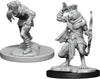 Dungeons & Dragons Nolzur`s Marvelous Unpainted Miniatures: W11 Wererat & Weretiger - Sweets and Geeks