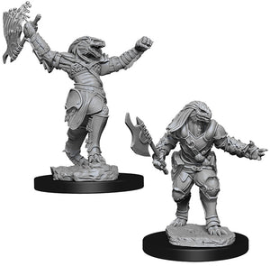 Dungeons & Dragons Nolzur`s Marvelous Unpainted Miniatures: W11 Female Dragonborn Fighter - Sweets and Geeks