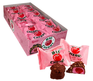 Big Cherry Milk Chocolate Candy Bar (Whole Cherry Center) 1.75 OZ - Sweets and Geeks