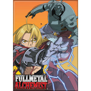 Fullmetal Alchemist Edward and Alphonse Orange Magnet - Sweets and Geeks