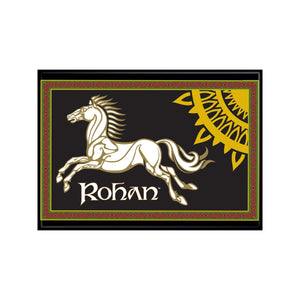 Lord of the Rings Rohan Flag Horse Magnet - Sweets and Geeks
