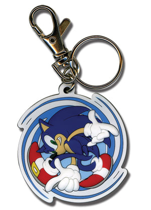 Sonic the Hedgehog - Spin PVC Keychain - Sweets and Geeks