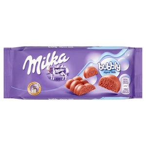 Milka Bubbly Alpine Chocolate Bar 3.17oz - Sweets and Geeks