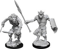 Dungeons & Dragons Nolzur`s Marvelous Unpainted Miniatures: W12 Gnoll & Gnoll Flesh Gnawer - Sweets and Geeks