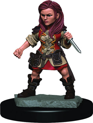 Dungeons & Dragons Fantasy Miniatures: Icons of the Realms Premium Figures Halfling Female Rogue - Sweets and Geeks