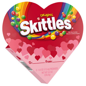 Skittles Original Valentine Gift Box 6.5oz - Sweets and Geeks