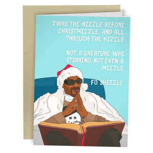 Snoop Dogg Christmas Greeting Card - Sweets and Geeks
