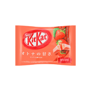 JAPAN KIT KAT Strawberry Chocolate wafer 11pc - Sweets and Geeks