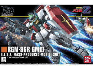 Mobile Suit Gundam ZZ HGUC RGM-86R GM III 1/144 Scale Model Kit - Sweets and Geeks