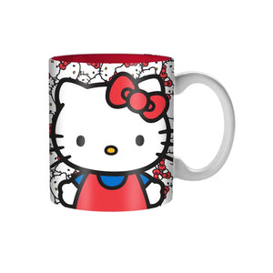 Hello Kitty All Over Faces 20oz Ceramic Mug - Sweets and Geeks
