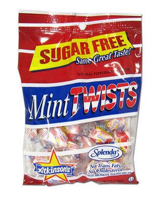 MINT TWIST PEG BAG SUGARFREE - Sweets and Geeks