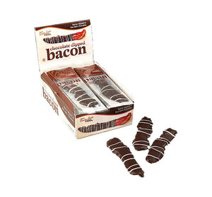 Oinks: Chocolate Dipped Applewood Smoked Bacon - Sweets and Geeks