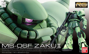 Gundam RG 1/144 MS-06F Zaku II Model Kit - Sweets and Geeks