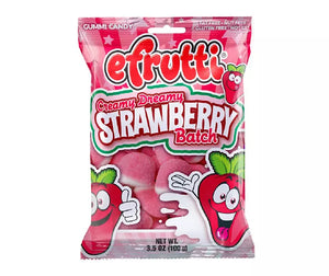 Efrutti Creamy Dreamy Strawberry Batch 3.5oz Bag - Sweets and Geeks