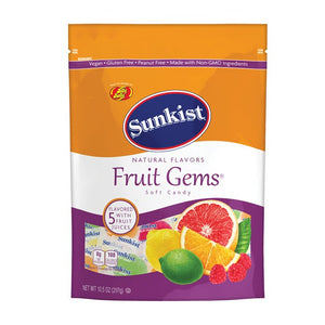 Sunkist® Fruit Gems® - 10.5 oz Pouch Bag - Sweets and Geeks