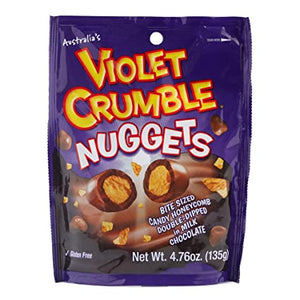 VIOLET CRUMBLE MILK CHOCOLATE NUGGETS 4.76 OZ POUCH - Sweets and Geeks