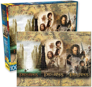 Lord of the Rings Triptych 1,000 pc Puzzle - Sweets and Geeks