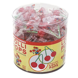 Gerrit's Twin Cherry Lollipops .48oz - Sweets and Geeks