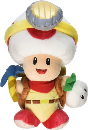 Little Buddy Super Mario Bros. Captain Toad Standing Pose Stuffed Plush, 9 - Sweets and Geeks