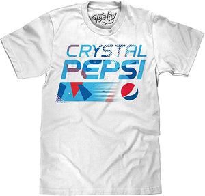 Crystal Pepsi Soda Shirt - Sweets and Geeks
